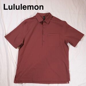 Lululemon Mens Street Lite Popover Shirt Smokey Red Large